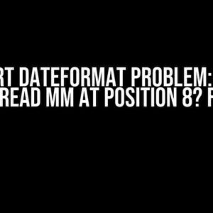 The Dart DateFormat Problem: States Can Not Read MM at Position 8? Fear Not!